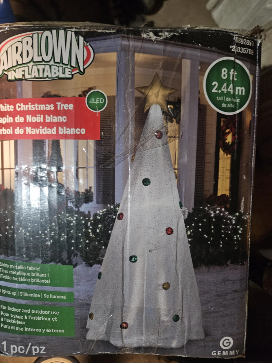 Airblown Inflatable Reindeer & Christmas Tree
