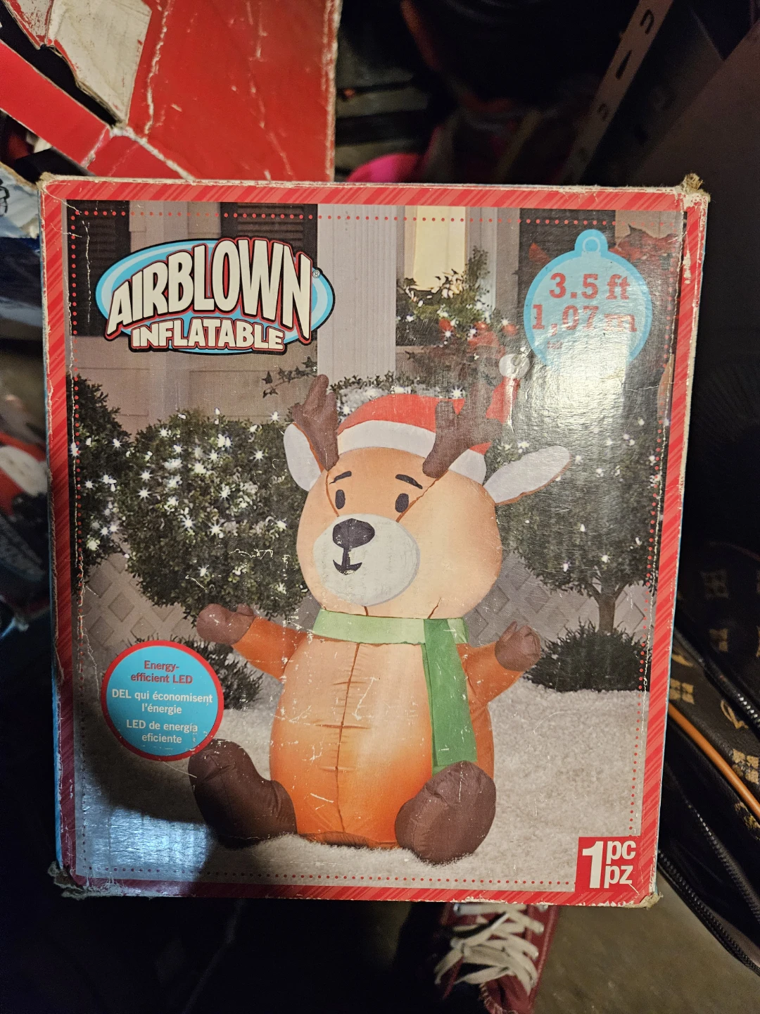 Airblown Inflatable Reindeer & Christmas Tree - photo 2