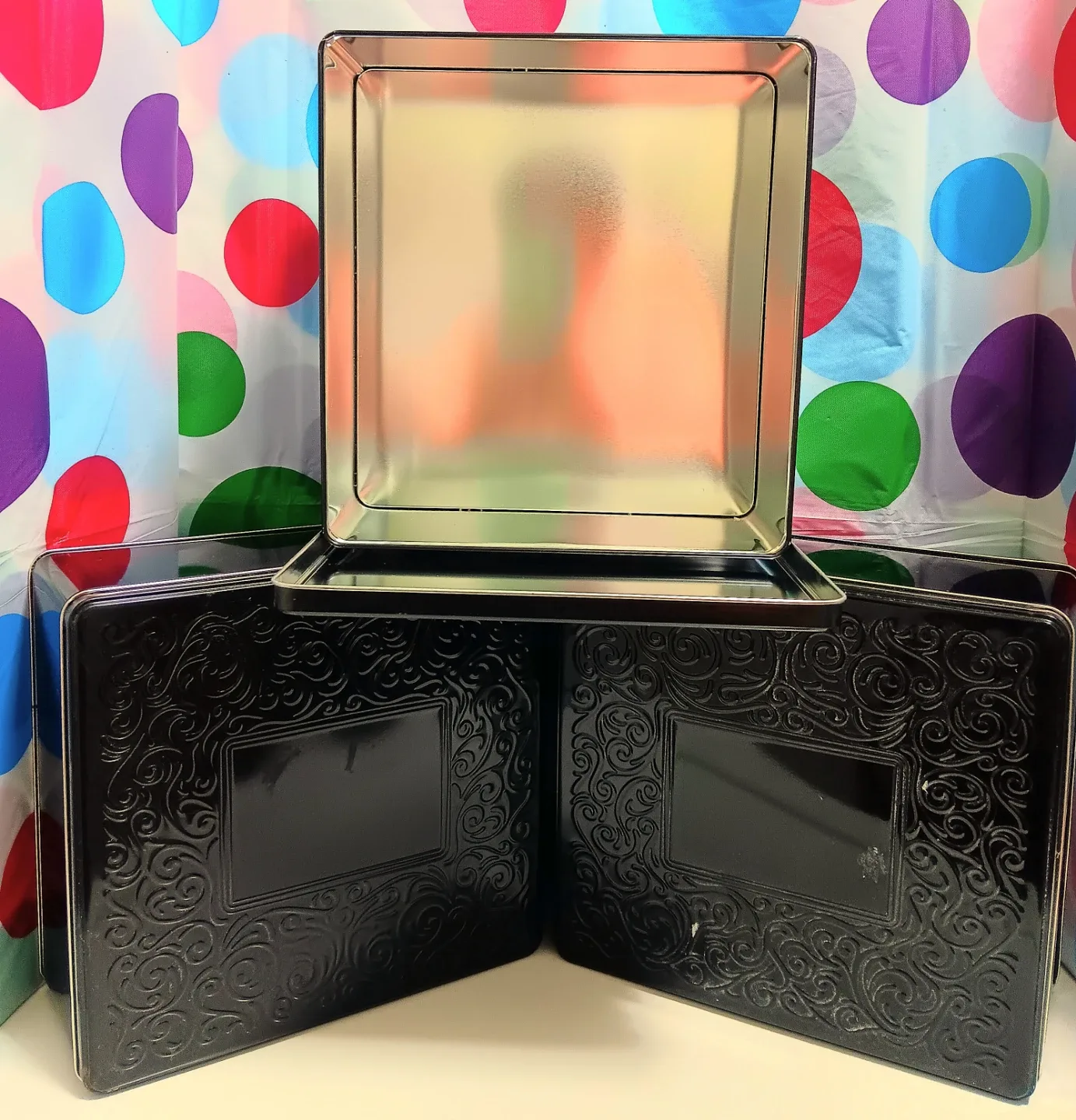 🍪Cookie Tins with Lids Set of 3🍪