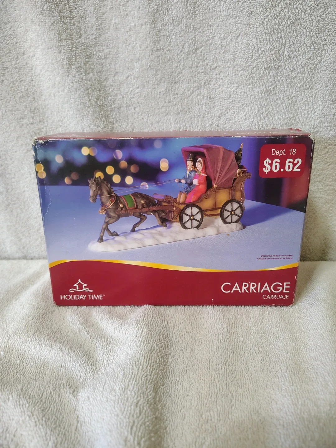 Holiday Time Carriage Figurine