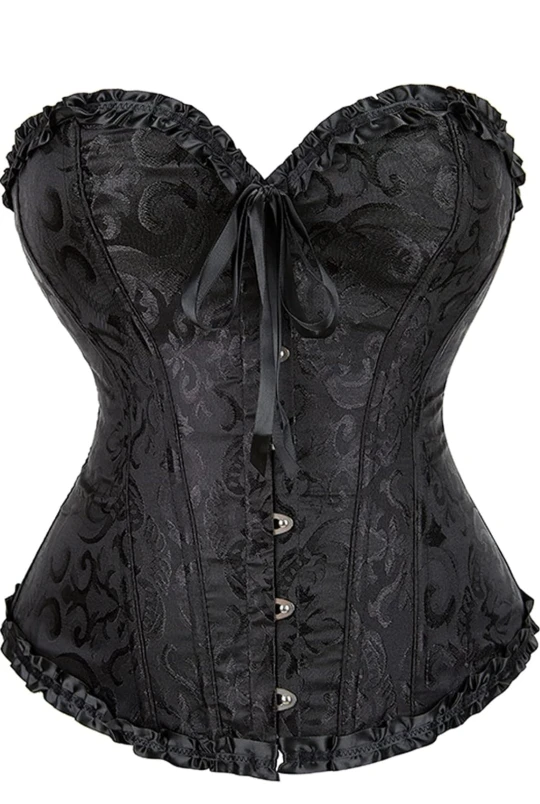Black Corset Top Plus size - photo 2