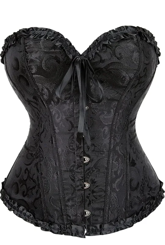 Black Corset Top Plus size