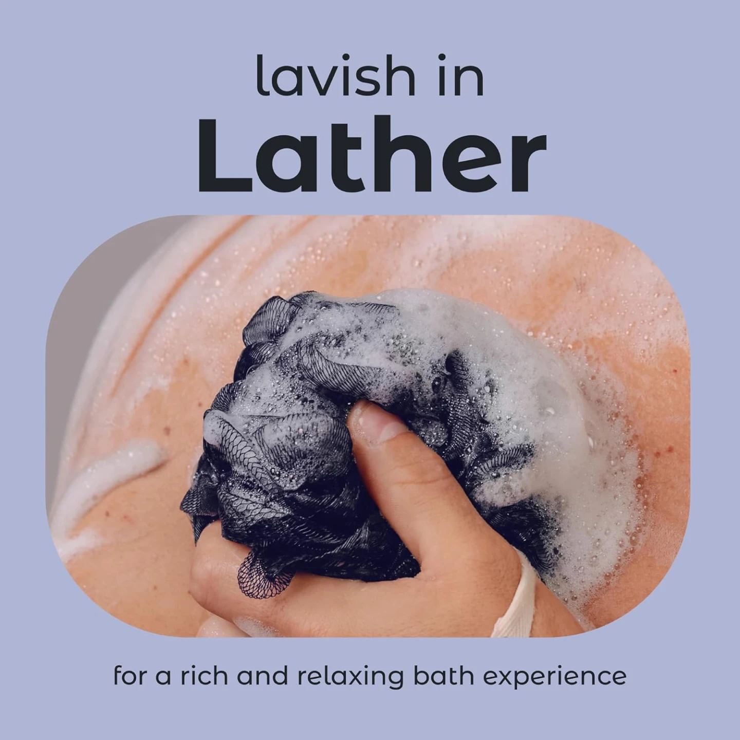 MainBasics Bath Shower Loofah Sponge Pouf Body Scrubber - photo 4