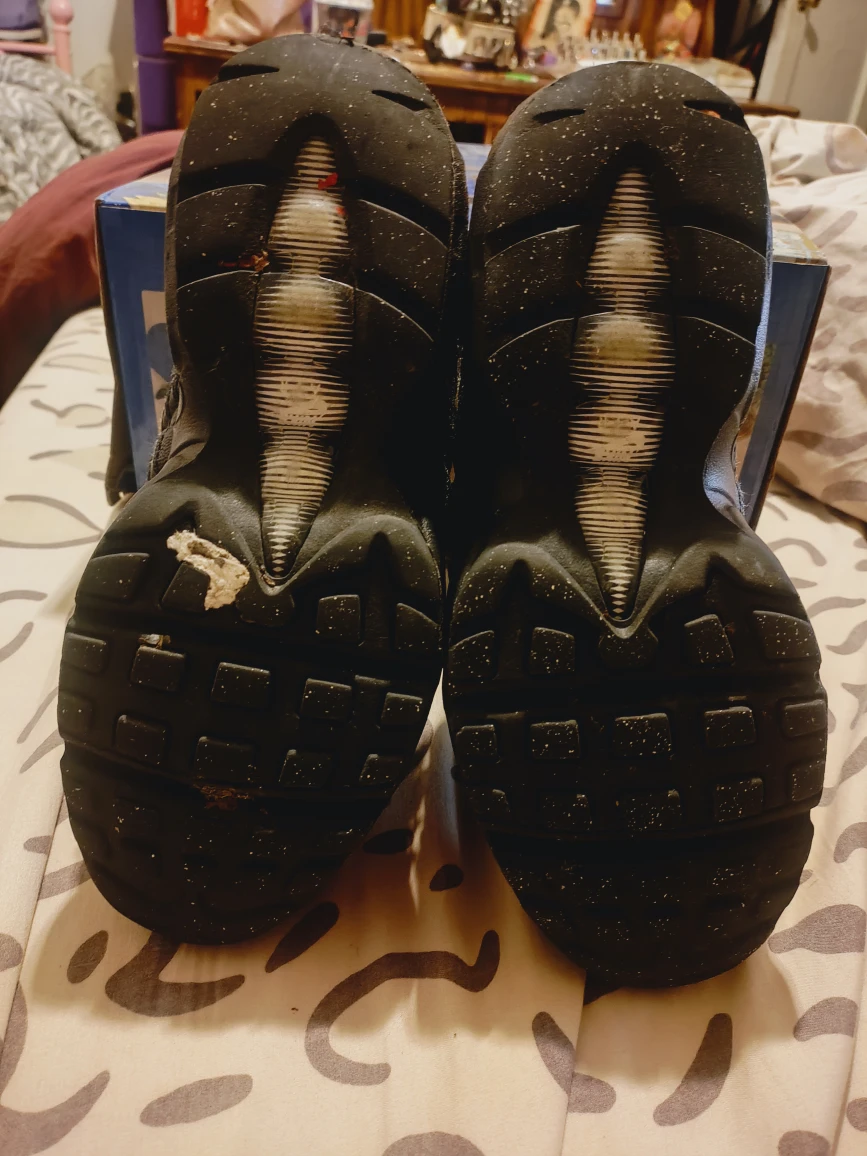 #Cleanout Nike Air Max 95 Black Sneakers Size 4.5Y used - photo 3