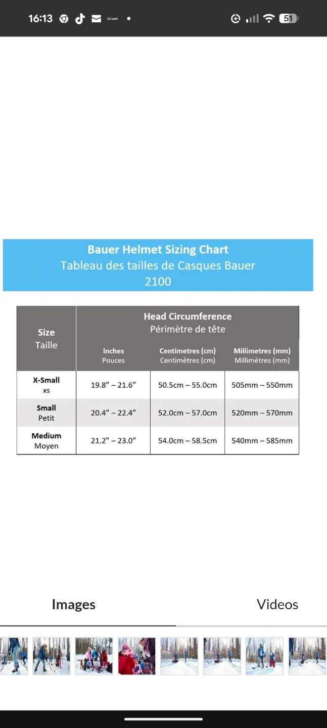 Bauer 2100 Hockey Helmet - Size Medium image indicator(8)