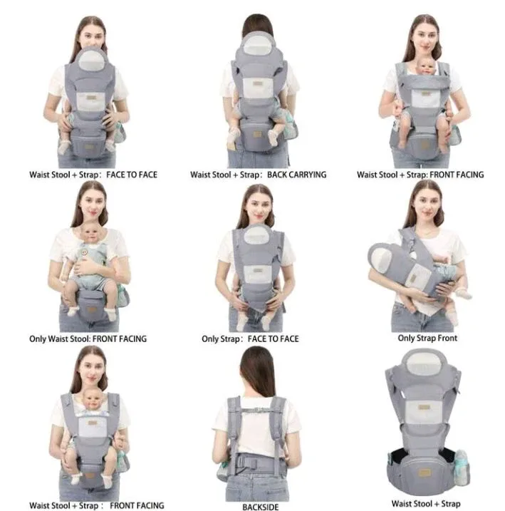Baby Carrier - Waist Stool + Strap(new)