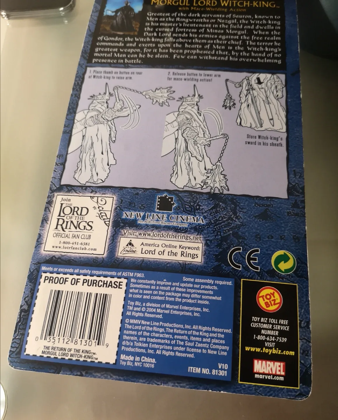 8" Morgul Lord Witch King of Angmar ~ 2003 LotR image indicator(8)