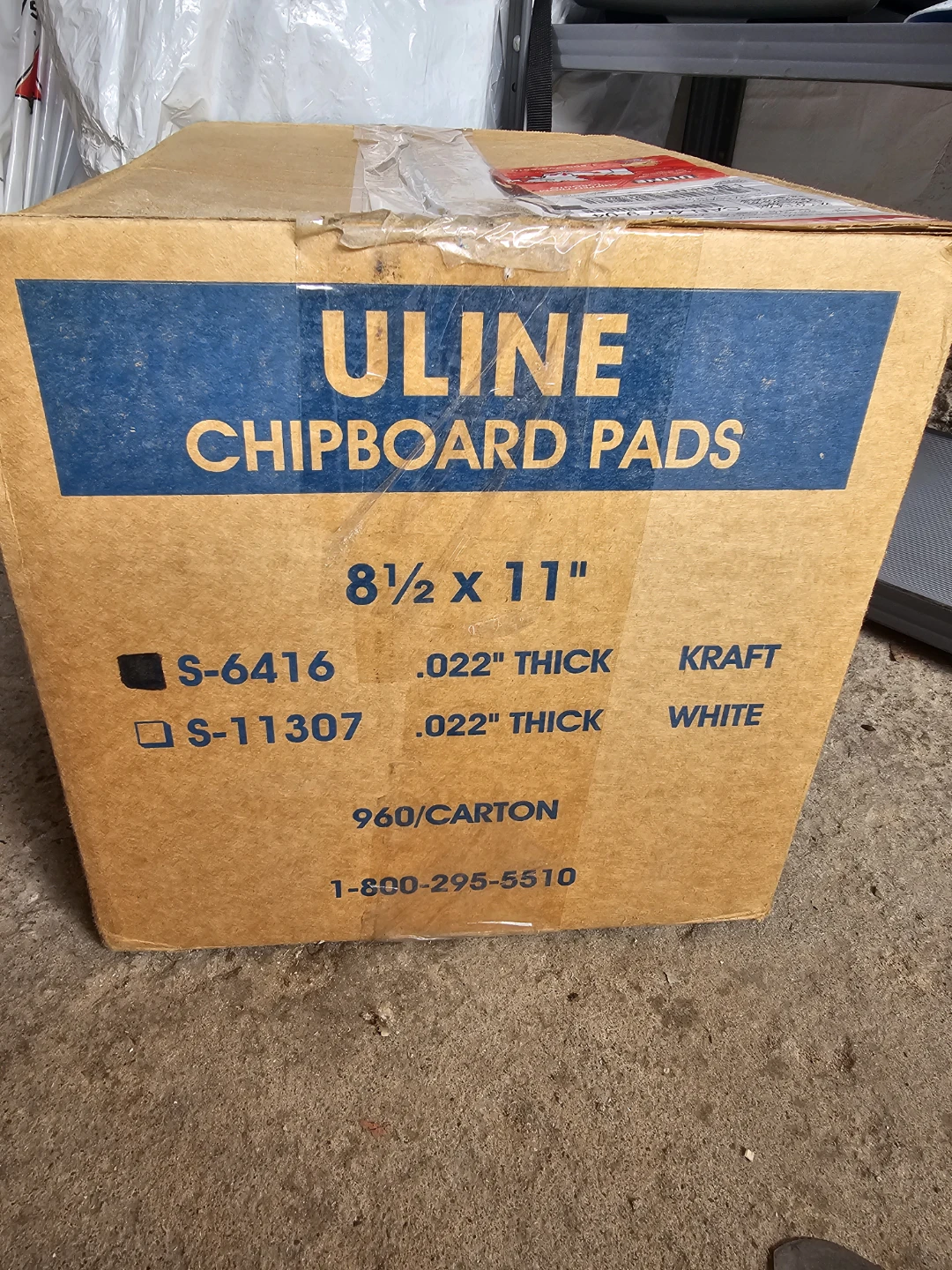 Uline Chipboard Pads 8 1/2 x 11" - photo 3