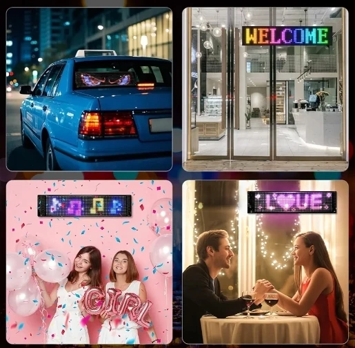 LED Car Display Board - Customizable Message Sign - photo 4