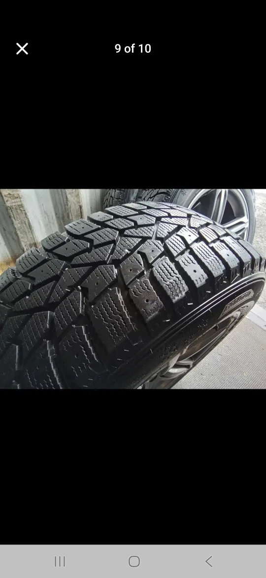 Set of 4 SUMITOMO winter tires rims  (235 55 18) pattern (5×112) image indicator(9)