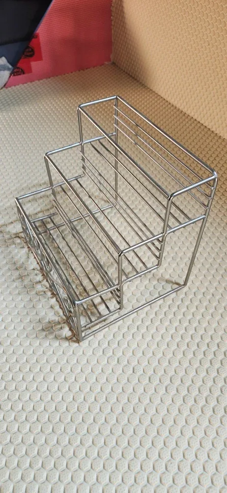 Silver Metal Spice Rack Organizer image indicator(3)