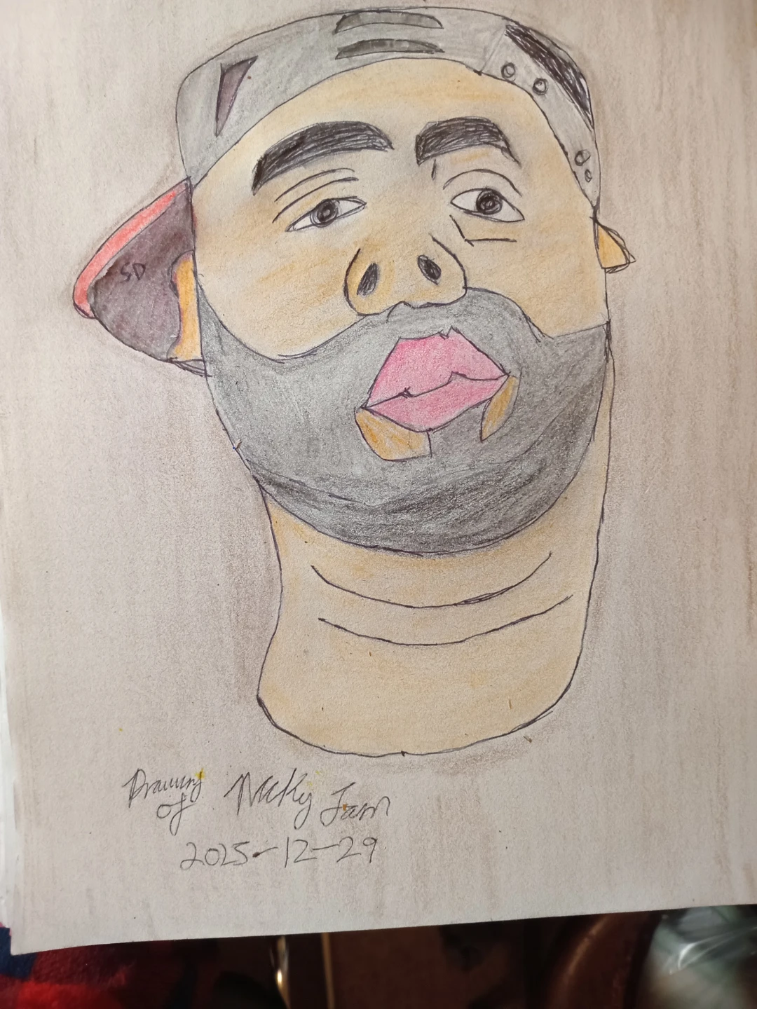 Nicky Jam Drawing Illustration by Custom Artist Sherwin - photo 4