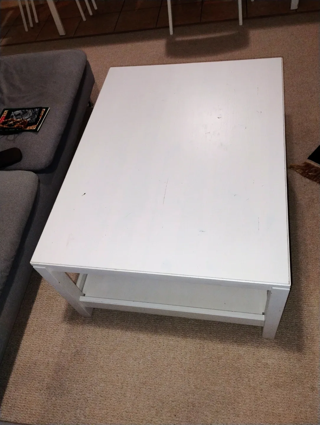IKEA HAVSTA White Coffee Table - 39 3/8x29 1/2" image indicator(2)