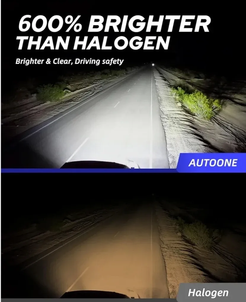 AUTOONE H11 & 9005 LED Headlight Bulbs image indicator(3)