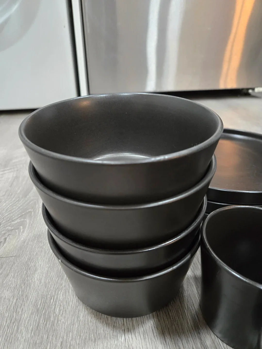 Black Dinnerware Set - China image indicator(4)