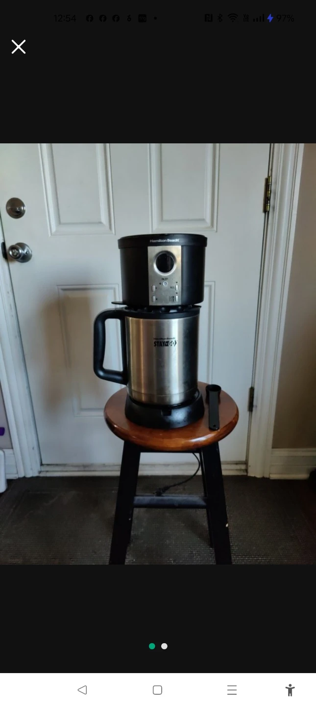 Hamilton Beach Stay or Go coffee maker - photo 2