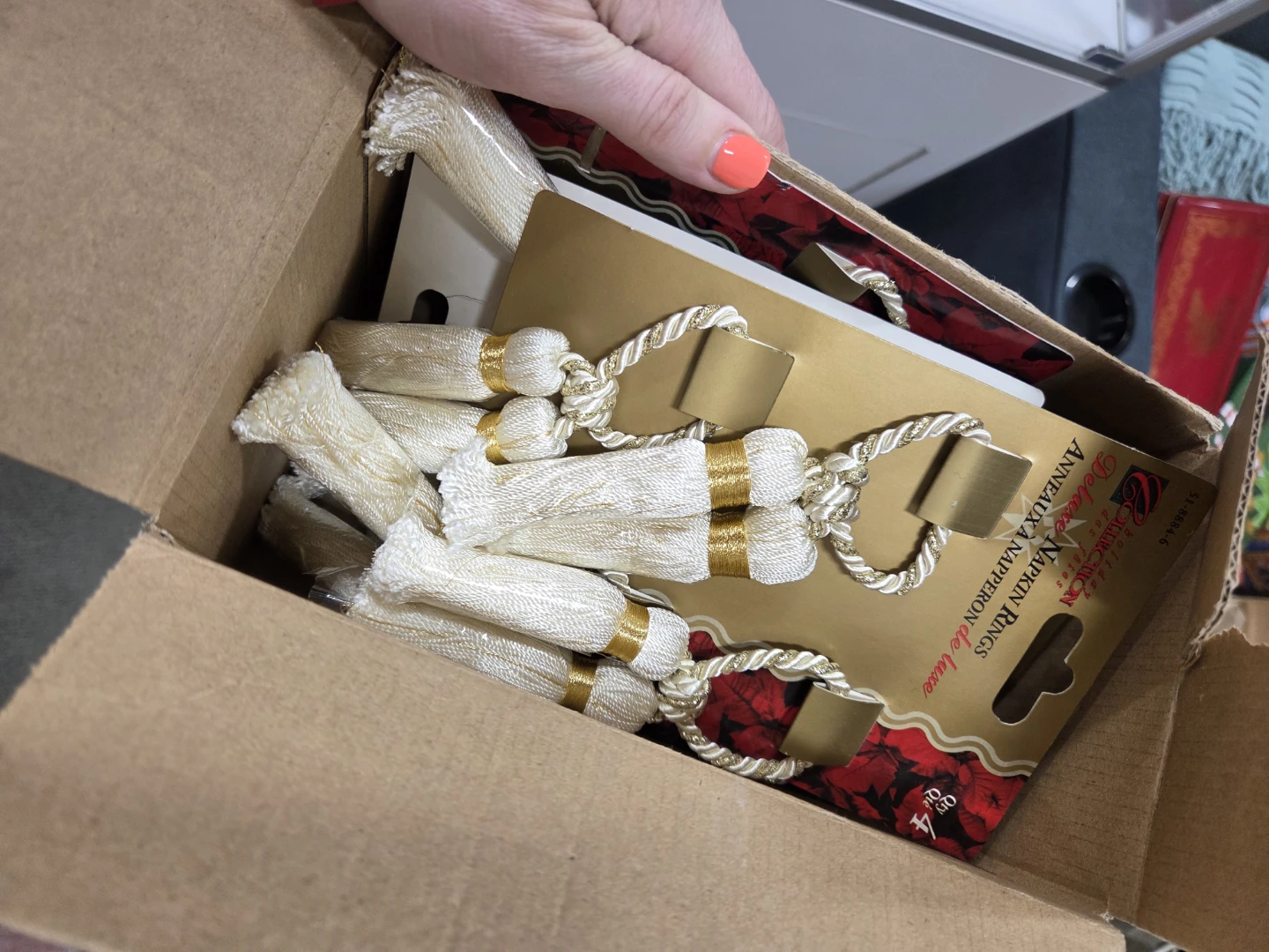 Collection de Luxe Napkin Rings 4 sets of 4 - photo 4