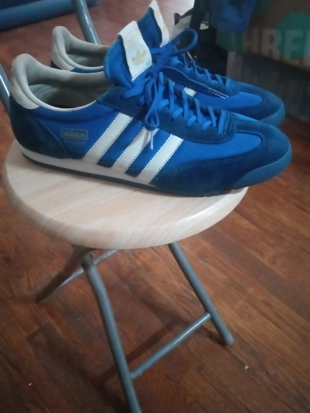 Classic "Adidas Dragon Blue Sneakers,SZ 10.5 - photo 2