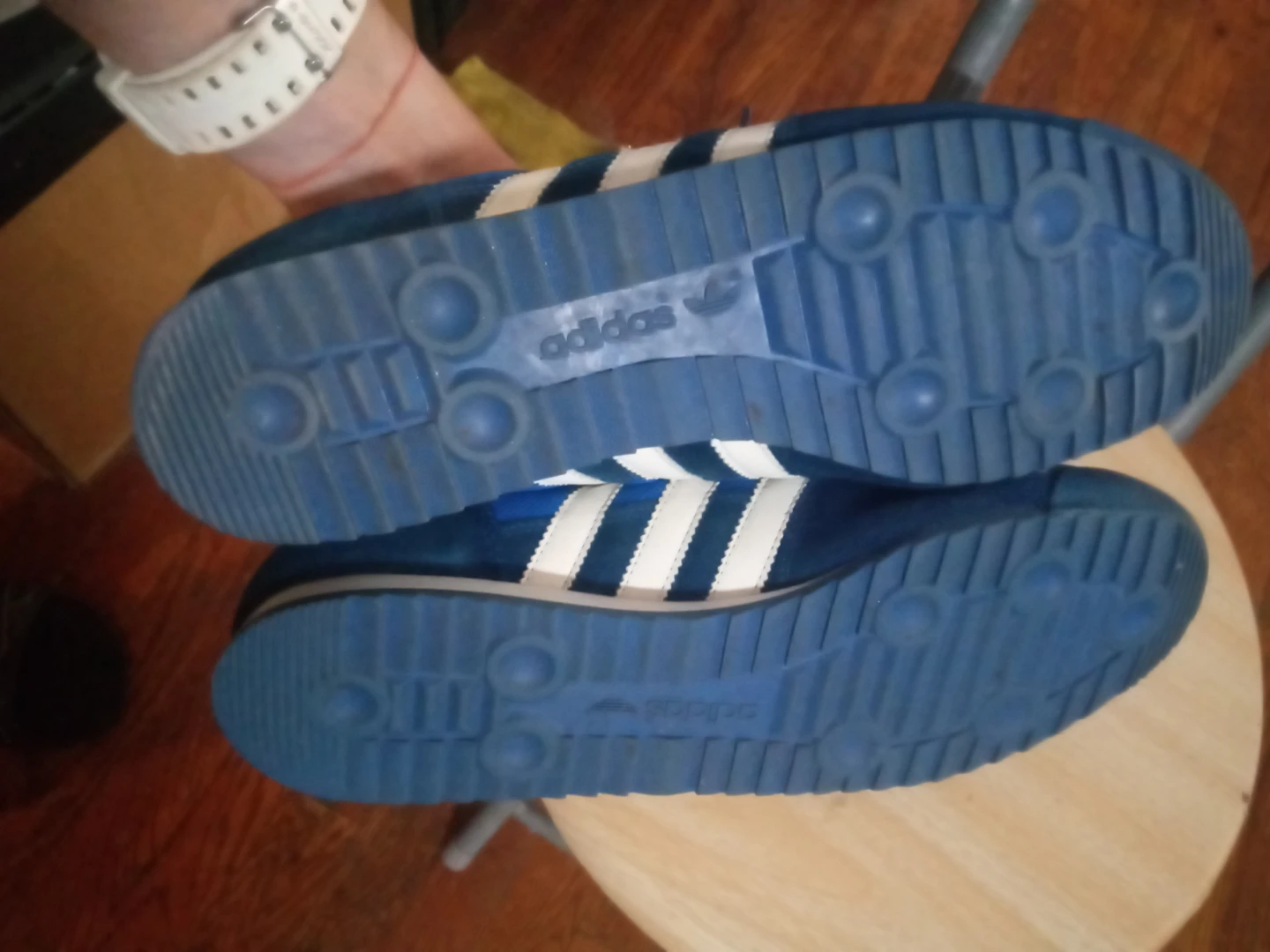 Classic "Adidas Dragon Blue Sneakers,SZ 10.5 - photo 3