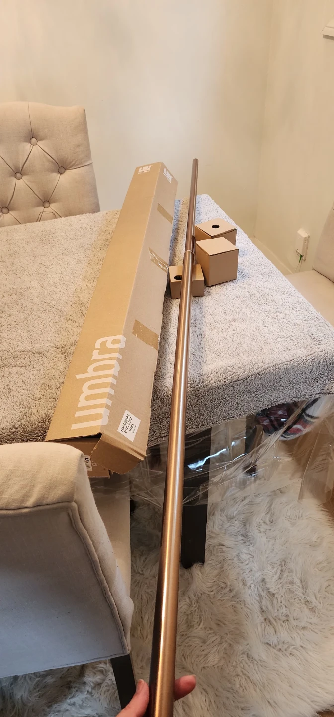Umbra Bronze Curtain Rod Set, New in Box! - photo 5
