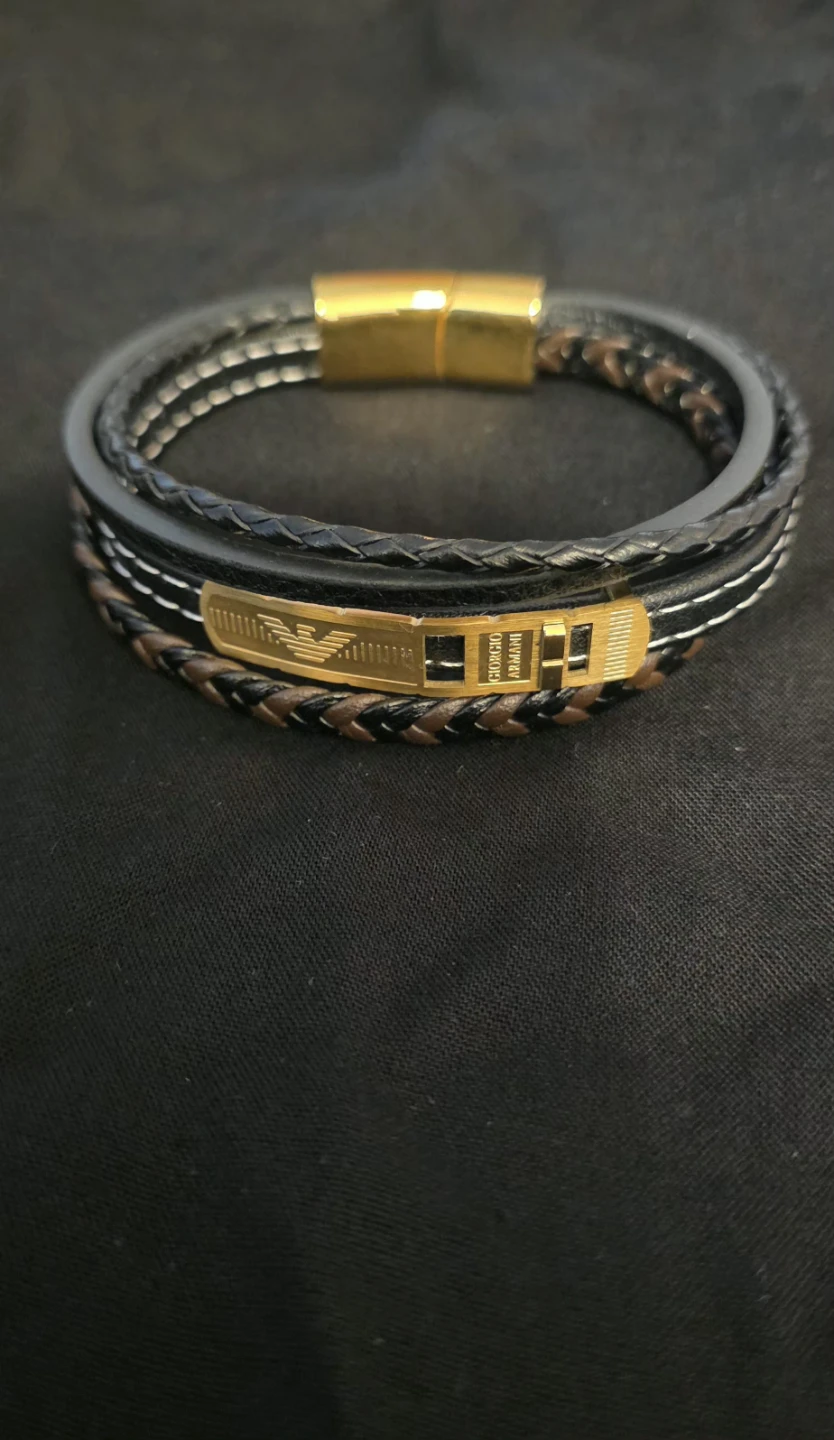 E.A Leather Bracelet