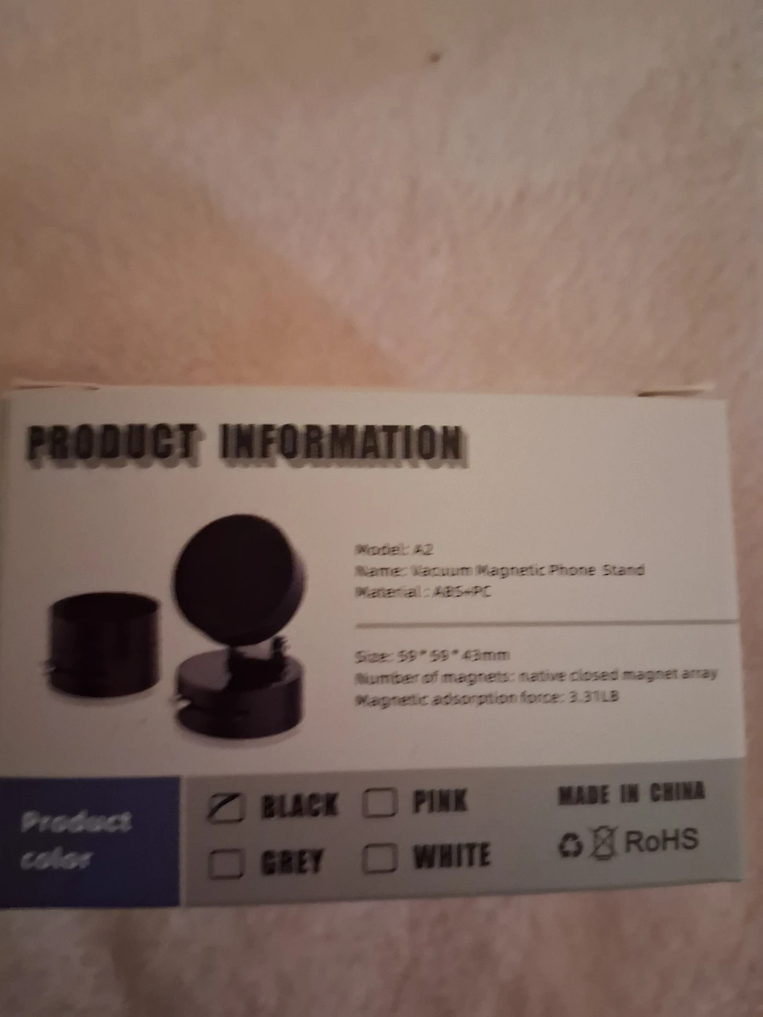 Vacuum suction phone holder - photo 3