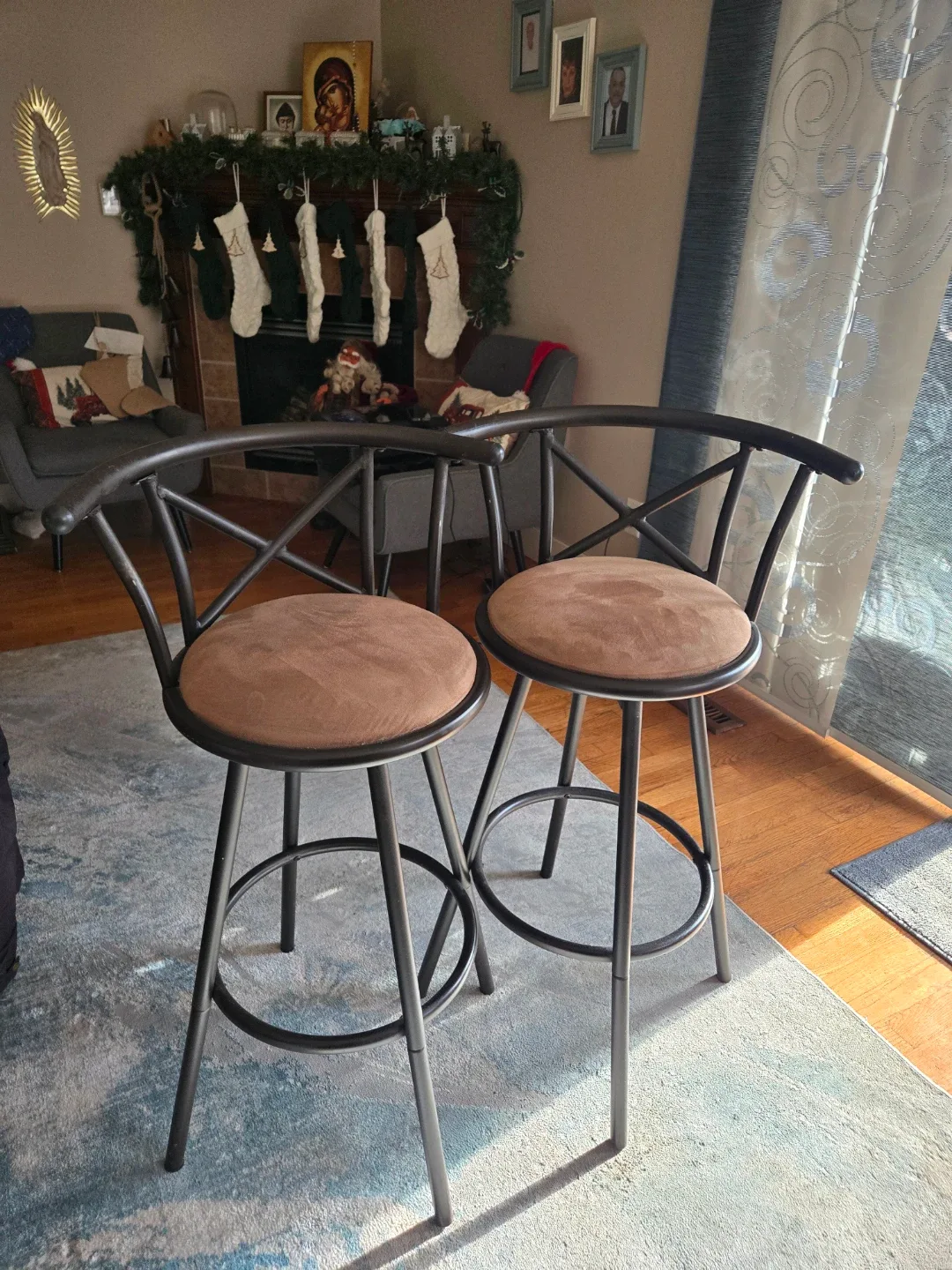 Set of 2 Bar Stools