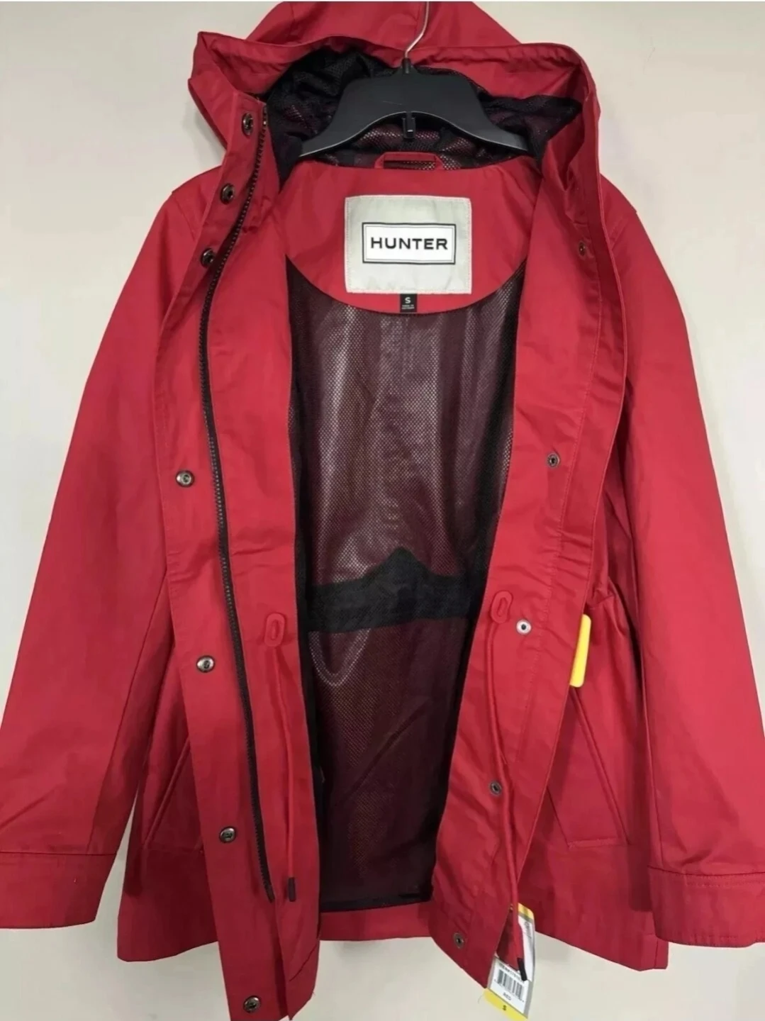 Hunter Red Raincoat - Size XL