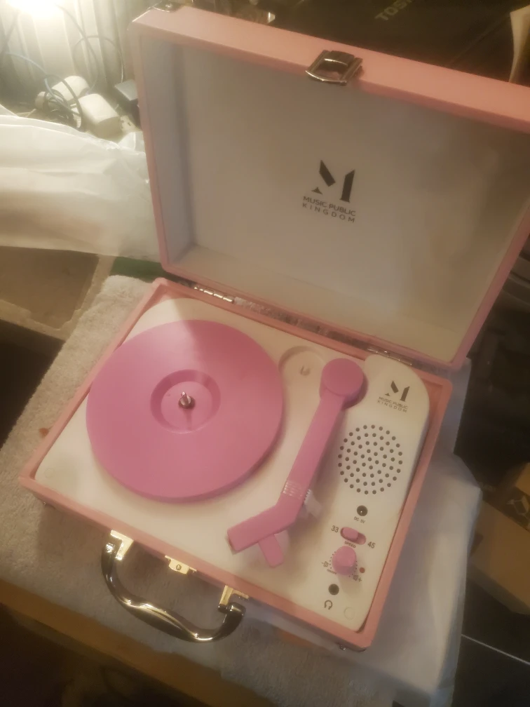 Music Public Kingdom Portable Mini Suitcase Turntable