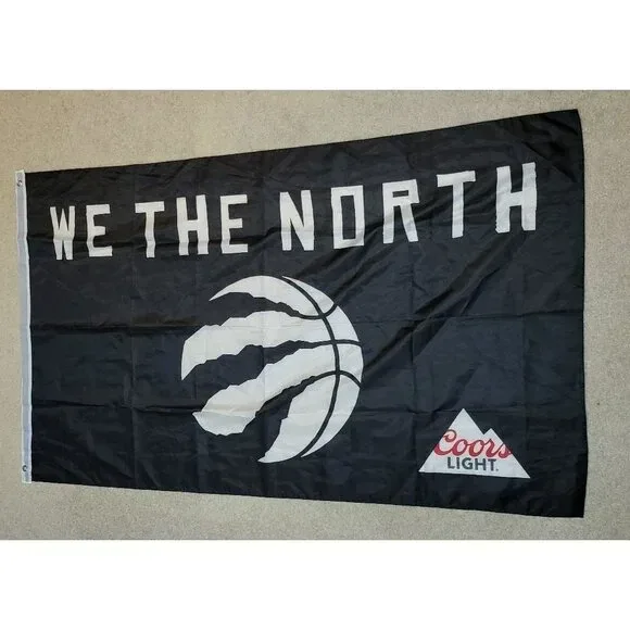 Toronto Raptors 'We The North' Coors Light Flag
