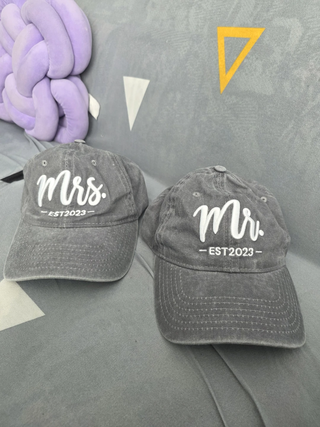Mr. & Mrs. Matching Hats - Est. 2023