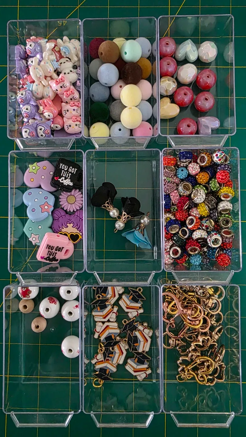 Assorted Crafting Beads & Charms