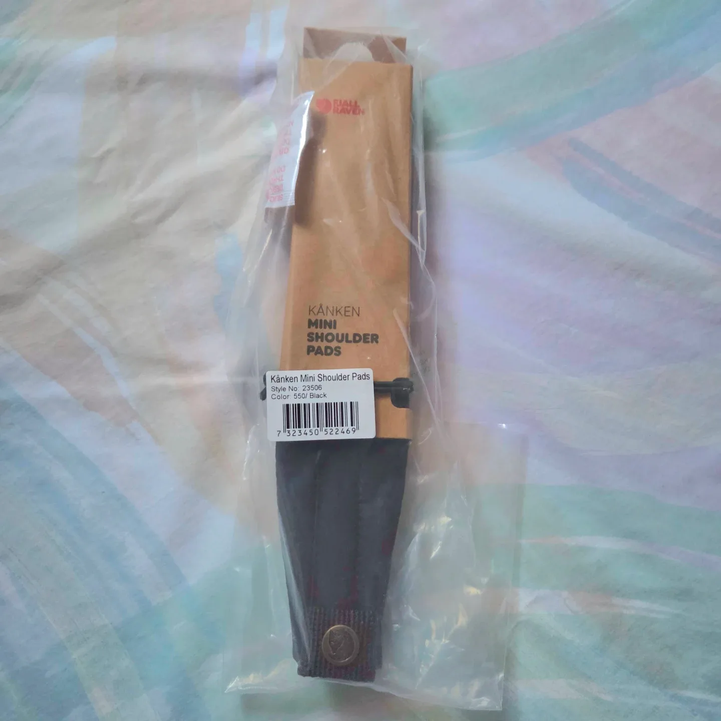 🆕Fjallraven Kanken Mini Black Shoulder Pads