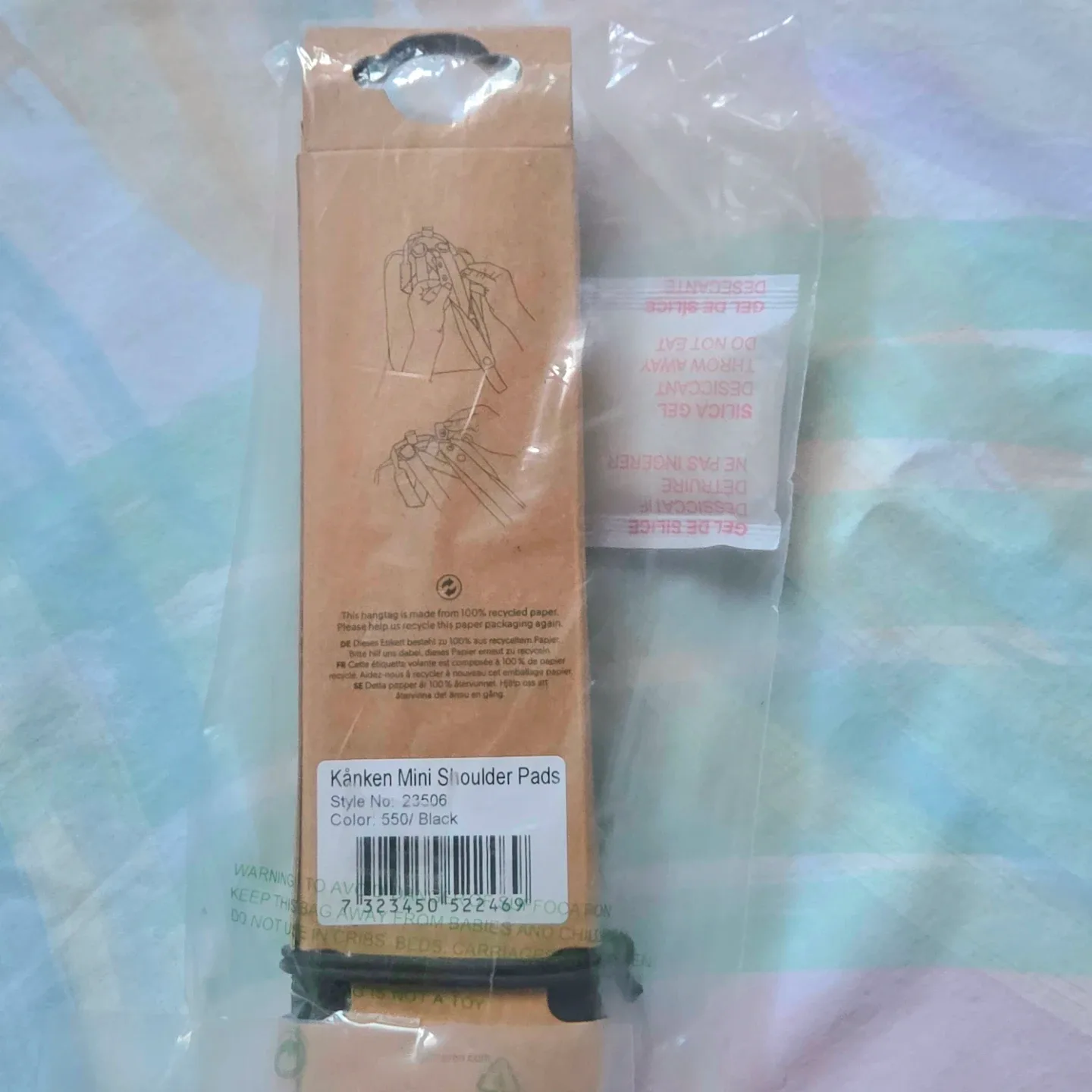 🆕Fjallraven Kanken Mini Black Shoulder Pads image indicator(2)