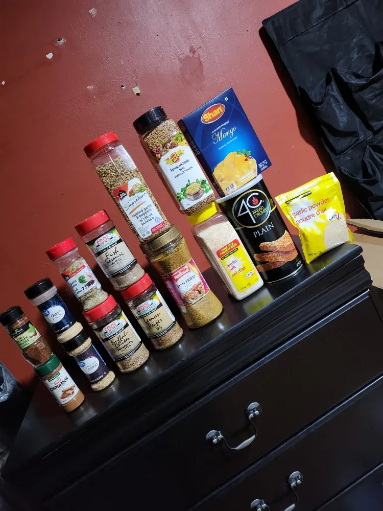 Variety of spices and seasonings