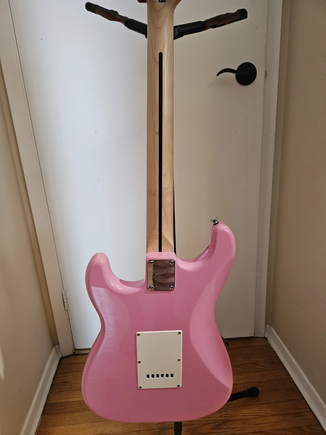 Squier Bullet Strat Electric Guitar - Pink - photo 3