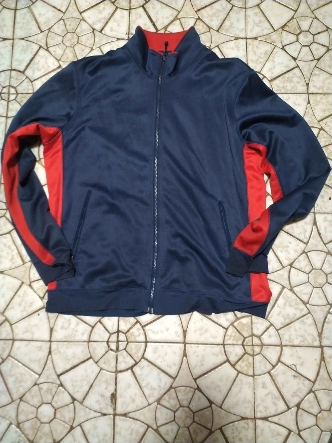 Uniqlo Navy & Red Track Jacket - XL
