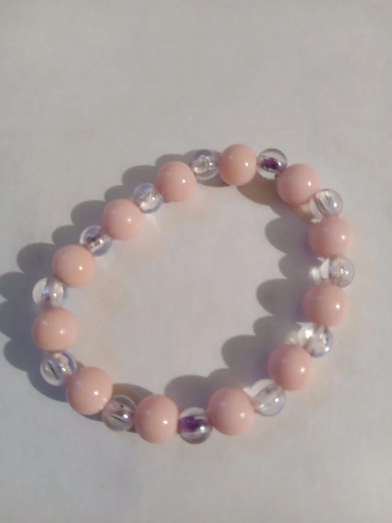 Pink Beaded Bracelet