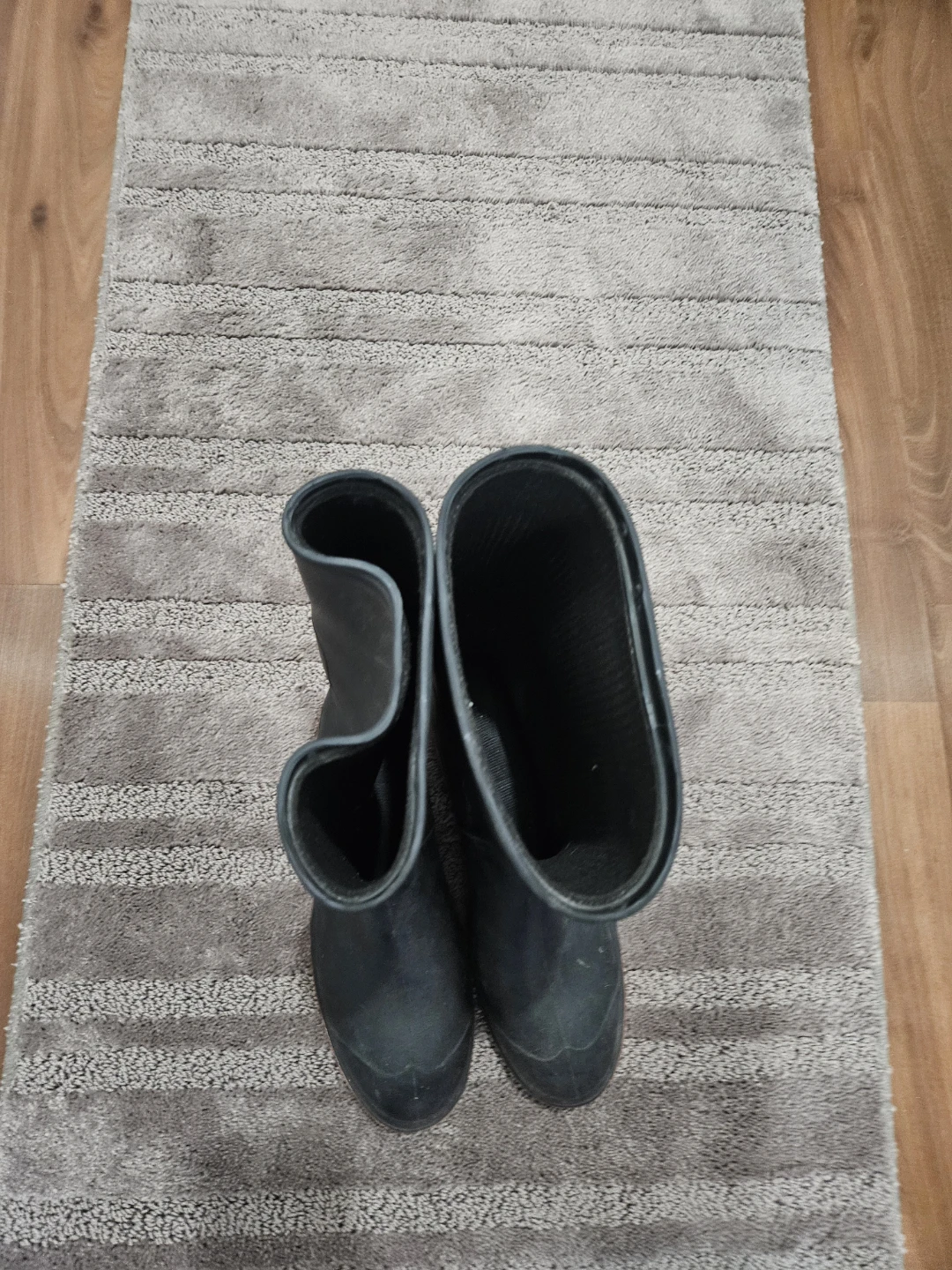 Black Rubber Boots - Size 11