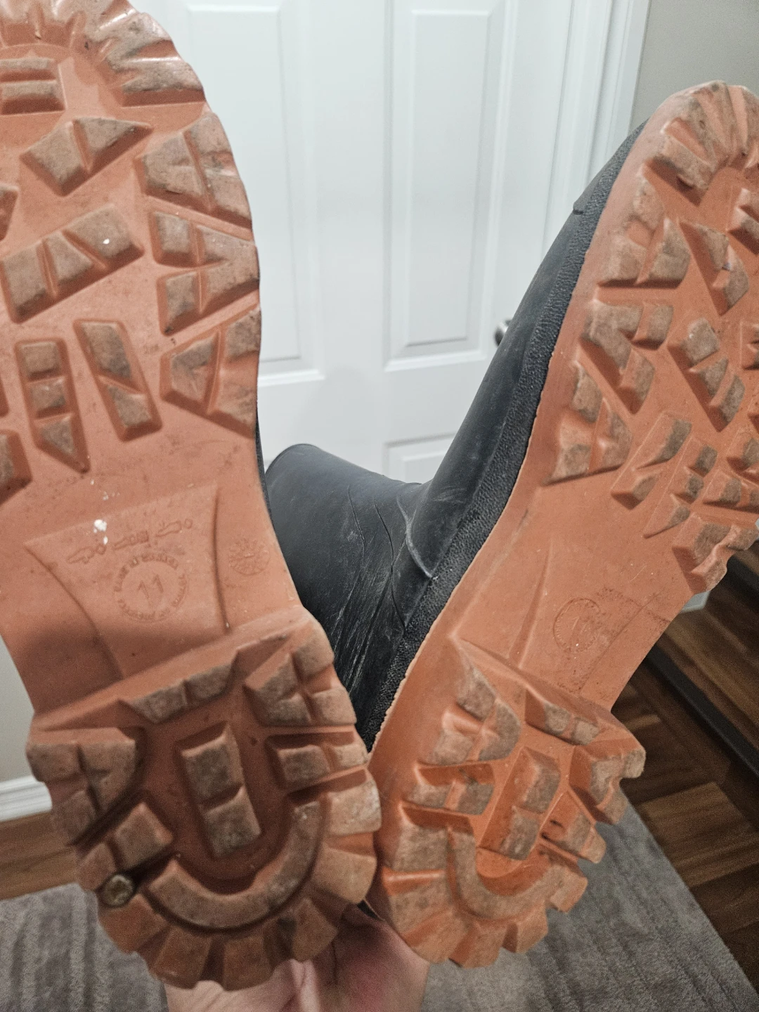 Black Rubber Boots - Size 11 - photo 3