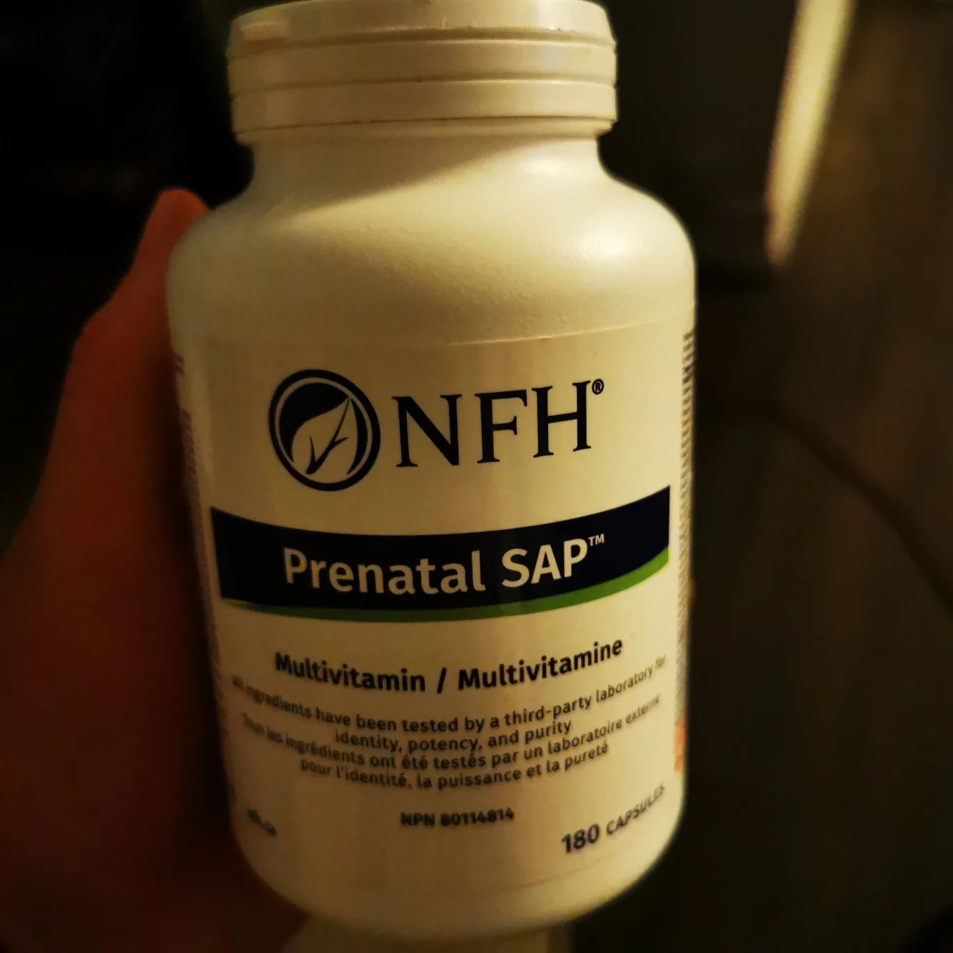 NFH Prenatal SAP 180 Capsules - Exp 2026 image indicator(2)