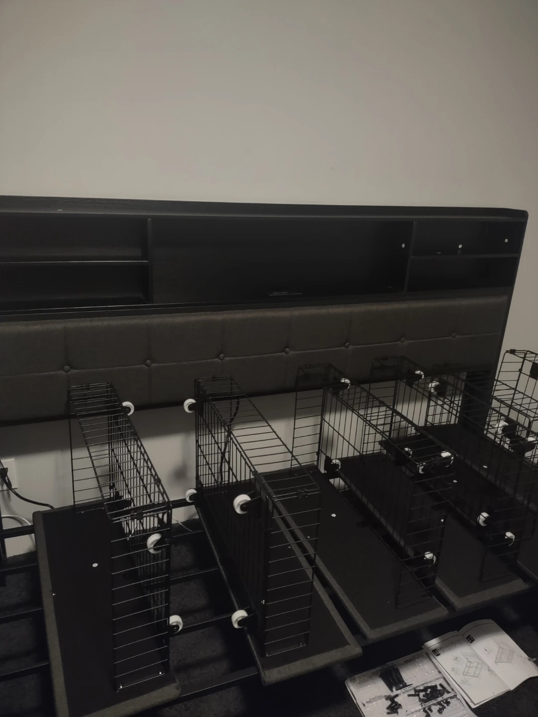 King Bed Frame with Headboard