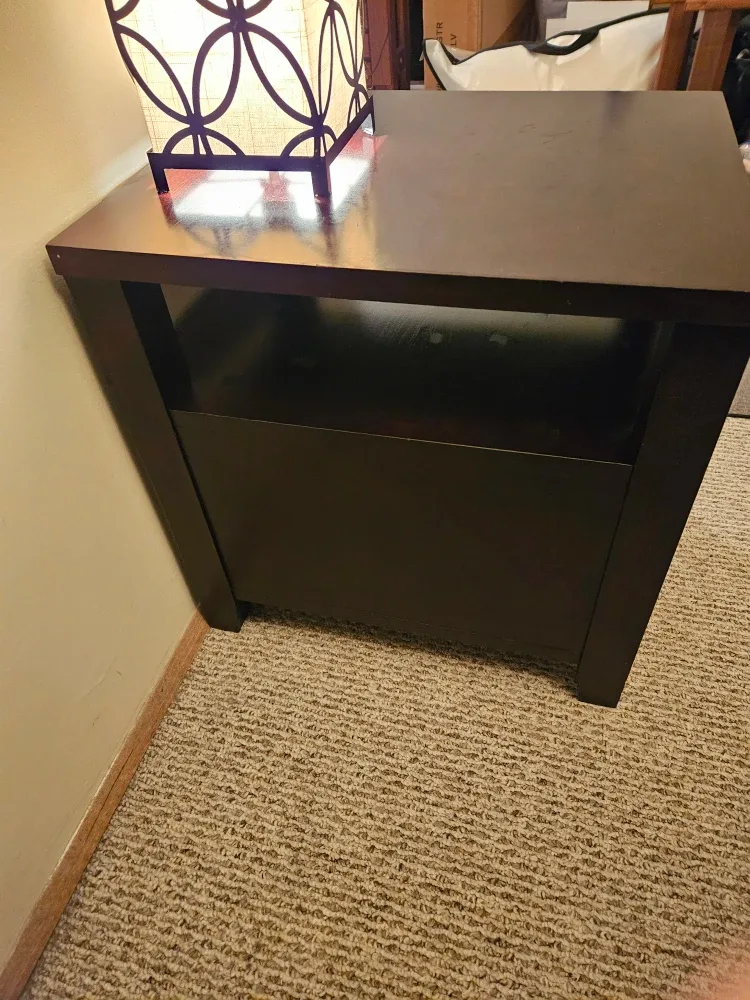 Brown Wood Nightstand image indicator(3)