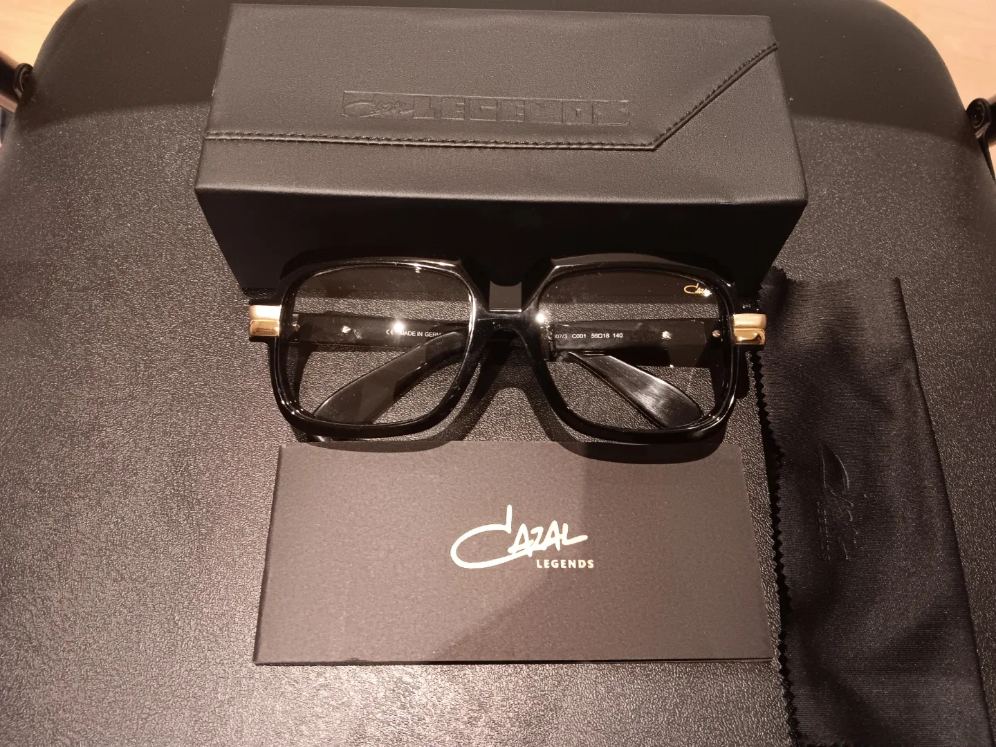 Brand New CAZAL 607 BLK Glasses