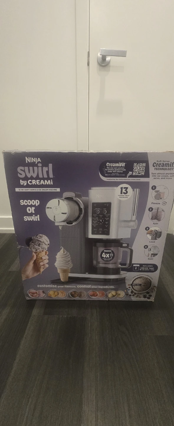 Ninja CREAMi Swirl 12-in-1 Ice Cream & Soft Serve Maker