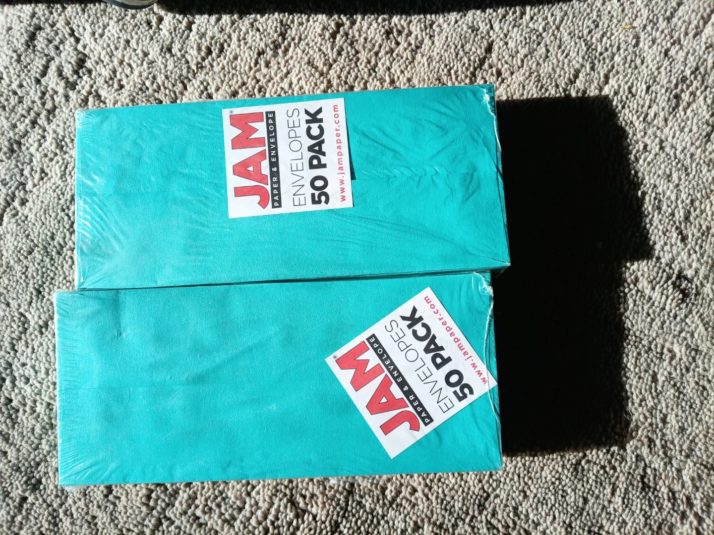 100 JAM Paper Teal Envelopes - 2x 50 Pack - photo 3