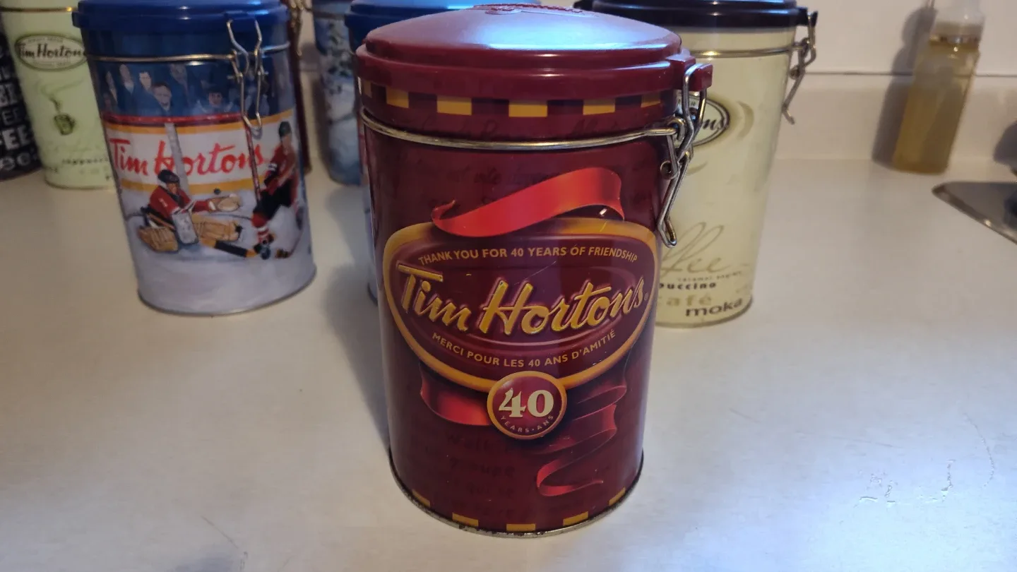 Tim Hortons 40 Years of Friendship Tin