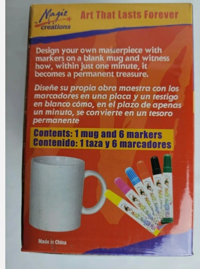 MAGIC CREATIONS MUG AND MARKERS - photo 3