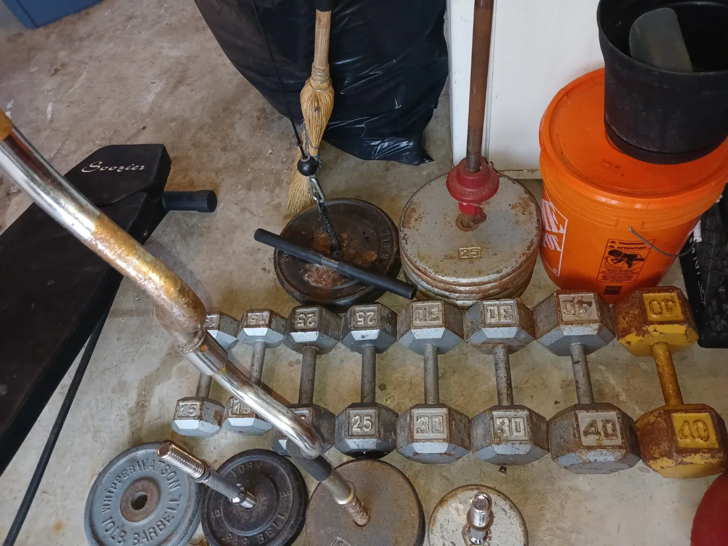 Weight Set with Bench