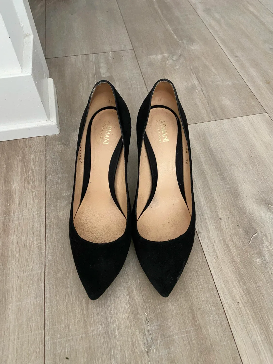 Armani Collection Black Heels - Size 36